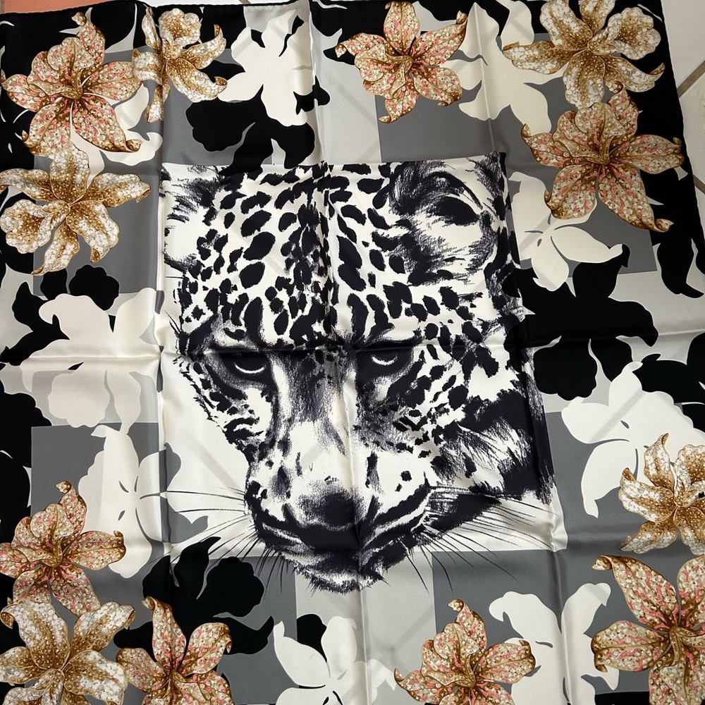 Authentic Cartier Silk Scarf